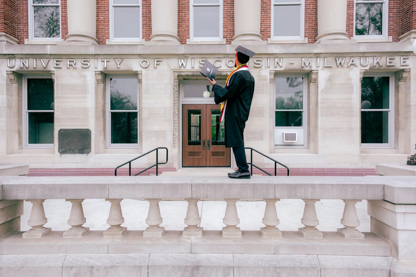 Graduation Ceremony at University of Wisconsin Milwaukee